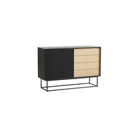 Virka Commode Haute Blanc/Noir