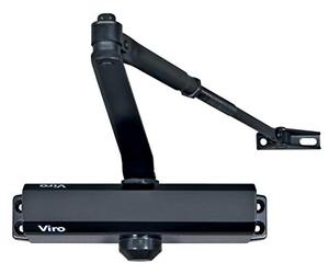 Viro 128.13.1.211 Ferme-porte, bras Standard, multiforza, noir