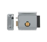 Viro 8992.2 Serrure électrique pour portes et portes en métal, entrée réglable de 50 à 80 mm, gauche