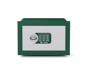 Viro | Confidentialité électronique, coffre-fort avec carte électronique, encastré, entièrement en acier, 350 x 230 x 205 mm