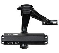 Viro | Ferme-porte air, bras en acier avec longueur et arrêt réglable, multiforce, couleur noire, pour portes max. 110 cm Poids 85 kg