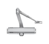 Viro | Ferme-porte, bras en acier avec longueur réglable, multiforce, couleur noire, pour portes max. 110 cm Poids 85 kg