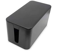 Virone Cable Box Range Cable Rangement Bureau (Noir)