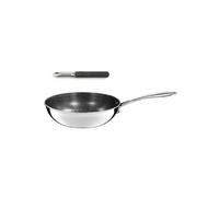 - VIRTUO - Set 1 wok 24cm, 1 éplucheur gris
