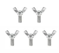 vis à ailettes papillon, Lot de 5 vis papillon en acier inoxydable - Vis à ailettes torsion manuelle for la fixation d'outils et machines bricolage
