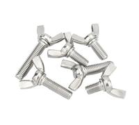 Vis à ailettes. Vis à tête papillon en acier inoxydable 304(80mmx5pcs,M10)