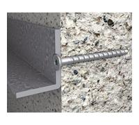Vis à béton R-LX tête fraisé 6,3x75 mm acier zingué boîte de 100 pièces