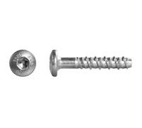 Vis à béton - tête plate bombée - zingué - Torx - 7,5x35 mm - 100 pièces - R-LX RAWL
