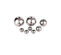 Vis à billes à écrou special, boule filetée M10 en acier inoxydable 304, demi-trou, sphère lisse(20mmx1pcs)