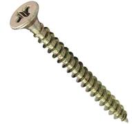 Vis à bois agglo - VYNEX - 4 x 25 mm - Tête fraisée - Lot de 120 - Acier