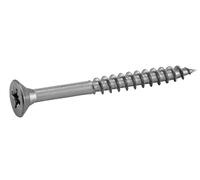 Vis à bois aggloméré tête fraisée pozidrive A2 filetage partiel 6X110/60 boîte de 100 ACTON 623146X110/60