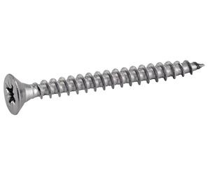 Vis à bois aggloméré tête fraisée pozidrive inox A4 5X35 boîte de 200 ACTON 643055X35