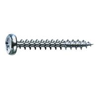 Vis à bois aggloméré - tête ronde - PZ- total - 4x20 - B 1000 - Wirox SPAX