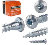 Vis à bois CSA Torx Simpson - 5x25mm, Boite de 250, Acier électro-zingué
