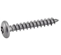 Vis à bois cylindrique 6 lobes inviolable ACTON inox A2 pour penture - 62813
