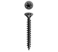 Vis à bois - SPAX - Tête fraisée noire - Empreinte Torx - 4x25mm