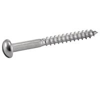 Vis à bois tête cylindrique fendue inox A2 DIN 96 5X25 boîte de 200 - ACTON - 623025X25 Noir G