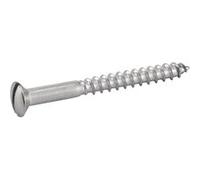 Vis à bois tête fraisée bombée fendue inox A2 DIN 95 6X20 boîte de 200 ACTON 623016X20
