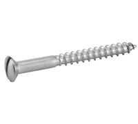 Vis à bois tête fraisée bombée fendue inox A2 DIN 95 6X70 boîte de 100 ACTON 623016X70