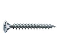 Vis à bois tête fraisée Pozi filetage total 2,5x25mm Wirox par 1000 SPAX