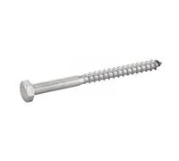 Vis à bois tête hexagonale inox A2 DIN 571 6x80 boîte de 25 - ACTON - 673046X80