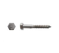 Vis à bois tête hexagonale (Tirefond) Inox A4-8 x 140 mm- Vendu par 50