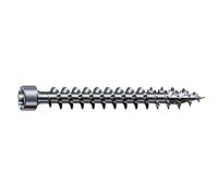 SPAX Vis à bois T-STAR plus T30 Torx 6 x 100 mm Wirox 4CUT – filetage total, 100 pièces