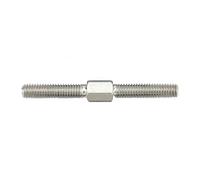 Vis à boulon, 1 5 pièces filetage positif et négatif, goujons double extrémité, M3 ~ M16 A2-70 304 en acier inoxydable gauche droit (50 mm, M12-1 pièce)(60mm,M12 1Pcs)