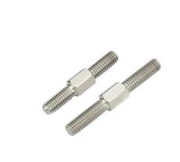 Vis à boulon, 1 5 pièces filetage positif et négatif, goujons double extrémité, M3 ~ M16 A2-70 304 en acier inoxydable gauche droit (50 mm, M12-1 pièce)(50mm,M16 1Pcs)