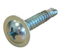 Vis à brique autoperceuses tête hexagonale Phillips zingué pour brique 4,2x25mm boîte de 250 - ING FIXATIONS - A541510 Zingué