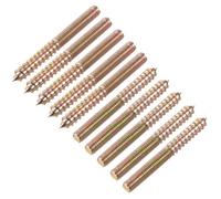 Vis à double filetage SOURCING MAP M6 Vis Double Filetage Boulon L 60mm Autotaraudeuse 6mm Bois Joint Meubles Jambes 10Pcs