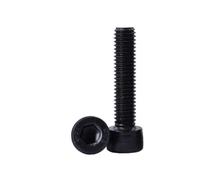 Vis à douille hexagonale Allen Din912 Grade12.9, 5 100 pièces, M2 M3 M4 M5 M6 M8 DIN7991, acier noir 10., vis tête fraisée