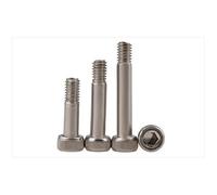 Vis À Douille Hexagonale Semi-Filetée De Qualité 12.9, Modèle De Vis À Manchon Rc, Demi-Dent, Nickelage, 10 Pièces