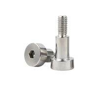 Vis À Épaule Arbre Hexagonal Intérieur M5 M6 M8 M10, En Acier Inoxydable 304, Bouchon De Limite, Boulon Roulement Tête Tasse, 2 5 Pièces((L)6mm,5pcs (D)6mm x M5)