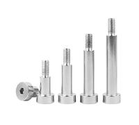 Vis à épaulement tête hexagonale creuse en acier inoxydable 304 (1 10 pièces) M3 M4 M5 M6 M8 M10 M12(50mm,D5x M4 (5pcs))