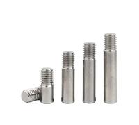 Vis à fente de positionnement broche cylindrique filetage externe en acier inoxydable rainure un mot(M10-1pcs,22mm)