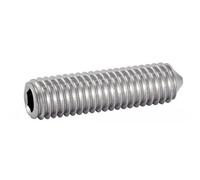 Acton – Vis métaux sans tête ISO 4027 M4x10 6 pans creux inox A2 filetage total boîte de 100