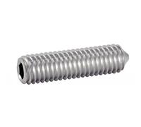 Vis à métaux sans-tête hexagonale creuse bout pointeau inox A2 ISO 4027 4X12 boîte de 100 - ACTON - 622054X12