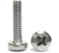 Vis à métaux tête cylindrique bombée classe 4.8 Pozidrive zingué 3X10 boîte de 500 ULTIMA 80503010