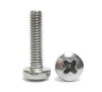 Vis à métaux tête cylindrique bombée classe 4.8 Pozidrive zingué 6X16 boîte de 200 ULTIMA 80506016