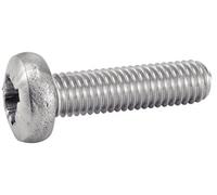 Vis à métaux tête cylindrique bombée pozidrive A4 DIN 7985 4X25 boîte de 200 - ACTON - 642164X25