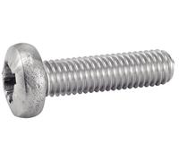 Vis à métaux tête cylindrique bombée pozidrive A4 DIN 7985 5X40 boîte de 200 - ACTON - 642165X40