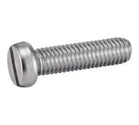 Vis à métaux tête cylindrique fendue A4 DIN 84 10X40 boîte de 50 - ACTON - 6421010X40 argent métallisé