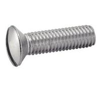 Vis à métaux tête fraisée bombée fendue inox A2 DIN 964 4X16 boîte de 200 - ACTON - 622094X16 argent métallique