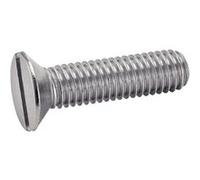 Vis à métaux tête fraisée fendue A4 DIN 963 10X90 boîte de 50 - ACTON - 6420810X90 Noir G
