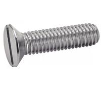 GFD Vis à métaux tête fraisée fendue M10x25 - Zincée - Boîte de 200