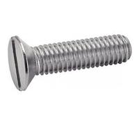 Vis à métaux tête fraisée fendue M10x25mm boite de 200 - GFD - 515157