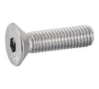Vis à métaux tête fraisée six pans creux Inox A4 ISO 10642 / DIN 7991 6X40 boîte de 200 - ACTON - 642036X40 Noir G