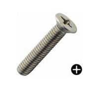 Vis à métaux ULTIMA 80604012 Ø4,8 x 12 mm tête fraisée zinguée Phillips boîte de 500 Argent