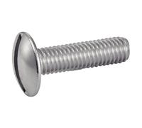 Acton Vis à métaux 622124X10 – tête ronde large poêlier fendue inox A2 NFE 25129 4x10 boîte 200